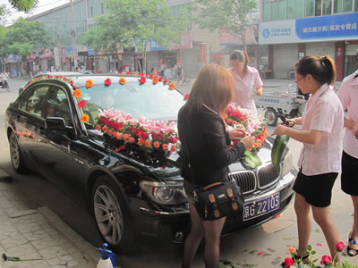 鮮花婚車(chē)