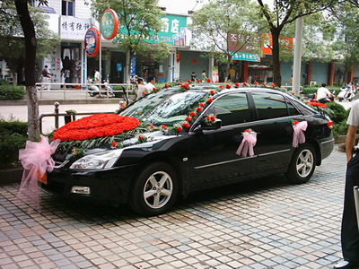 鮮花婚車