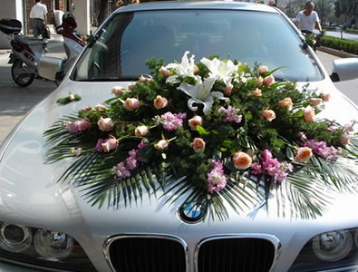 鮮花婚車