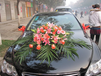 鮮花婚車