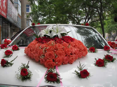 鮮花婚車