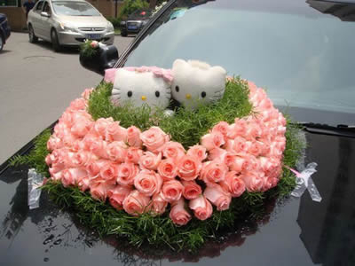 鮮花婚車
